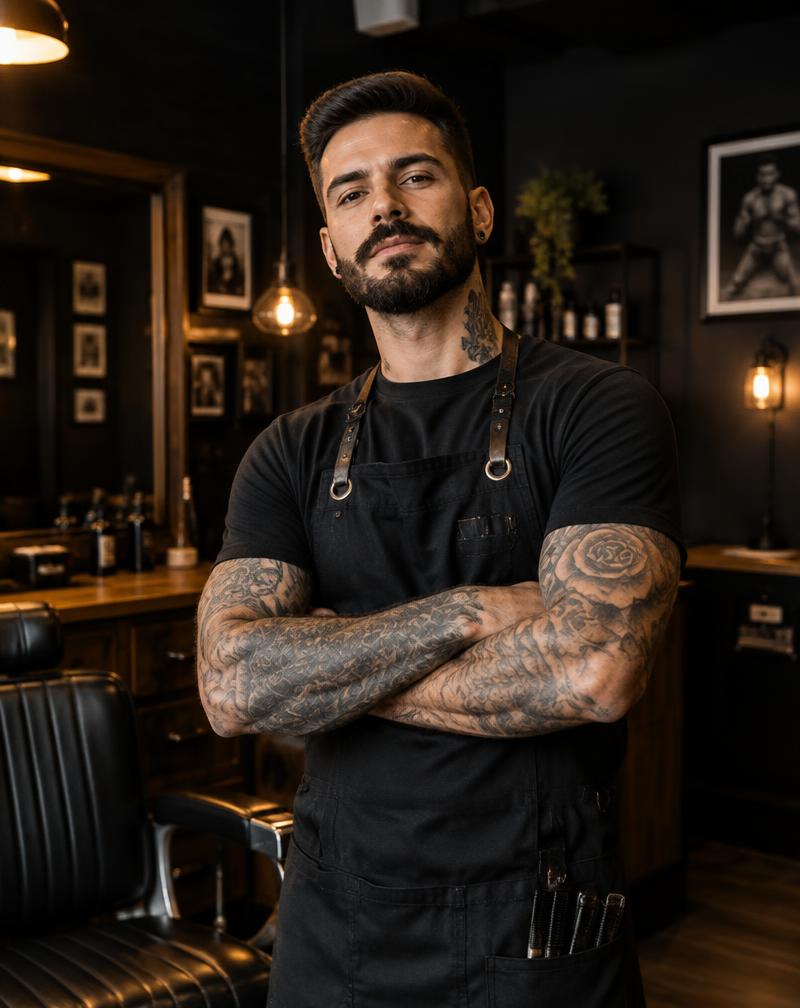 Marcus Reid, barber at Fade & Co. Tottenham